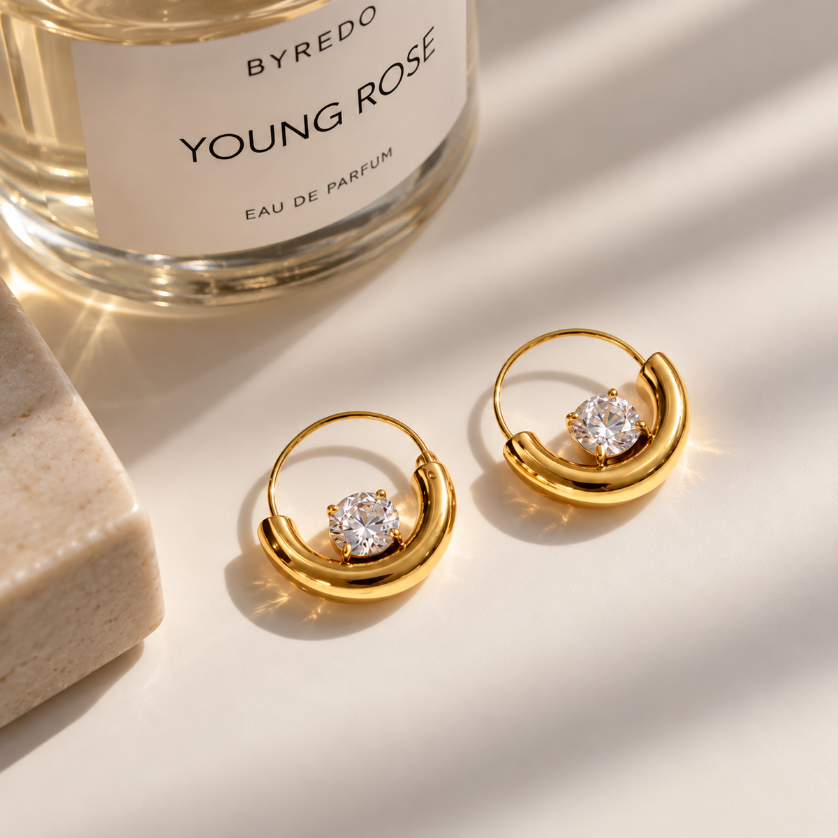 The Amy Gold Hoops