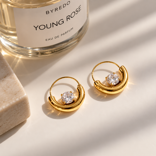 The Amy Gold Hoops
