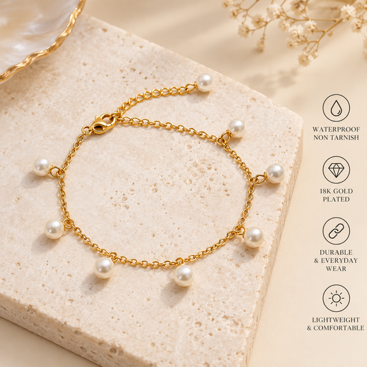 The Amy Pearl Anklet